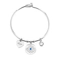 Shiny Jewellery Stainless Steel Women's Evil Eyes Bracelet