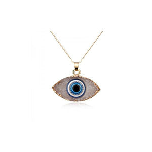 Simple Evil Eye Thin Pendant Women Jewelry Necklace - Vico Rena