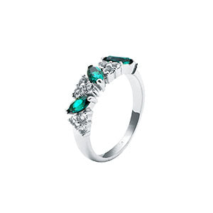 Shiny Jewellery Luminous Crystal Ring for Women Friends Gift
