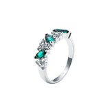 Shiny Jewellery Luminous Crystal Ring for Women Friends Gift