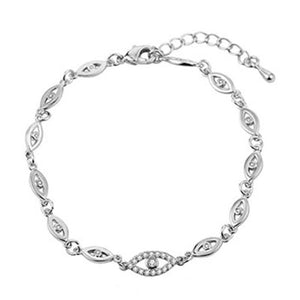 Hot Zircon Bracelets for Women Gold Silver Color Evil Eyes - Vico Rena
