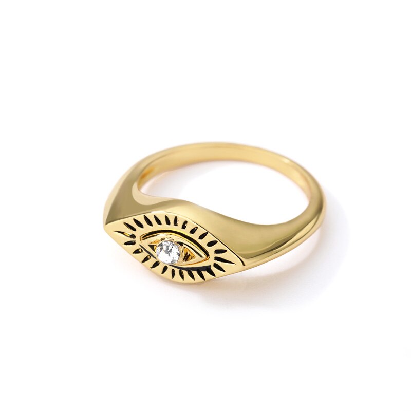Indian Aesthetic Ring Women Stainless Steel Sun Face Punk Rings - Vico Rena