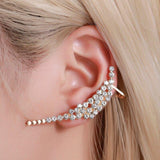 Full Crystal Rhinestone Stud Earrings For Women - Vico Rena