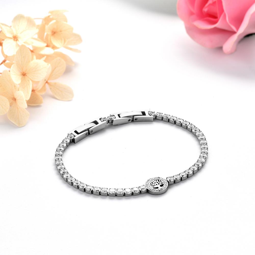 New Fashion Silver Color Tree Of Life Bangle For Women - Vico Rena