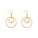 Shiny Jewellery Tree Of Life Earrings Hollow leaves Dangle Women Fashion Jewelry Gift Copper