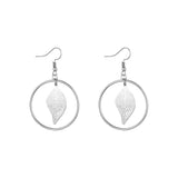 Shiny Jewellery Tree Of Life Earrings Hollow leaves Dangle Women Fashion Jewelry Gift Copper