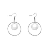 Shiny Jewellery Tree Of Life Earrings Hollow leaves Dangle Women Fashion Jewelry Gift Copper