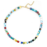 Beads Necklace For Women Stainless Steel Charm Choker Bohemian - Vico Rena