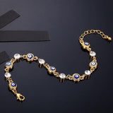 Blue Evil Eye Crystal Charm Muslim Bracelets for Women - Vico Rena