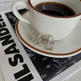 Creative Tinfoil Pattern Rings Fashion Geometric Multi-layer Parallel Lines - Vico Rena
