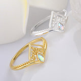 Shiny Jewellery Crystal Ring Finger Rings For Women