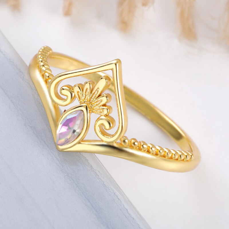Shiny Jewellery Crystal Ring Finger Rings For Women
