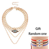 Vintage Evil Eyes Necklace For Women Multilayer Devil - Vico Rena