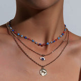 Vintage Evil Eyes Necklace For Women Multilayer Devil - Vico Rena