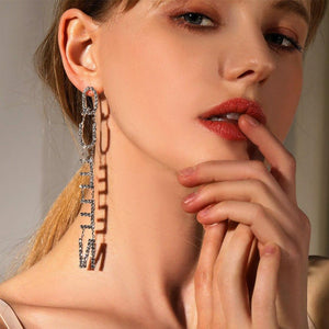 Unique Queen Rhinestone Earrings for Women Jewelry - Vico Rena
