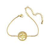 Shiny Jewellery New Fashion Unique Style Jewelry Tree Of Life Bracelet Stainless Steel