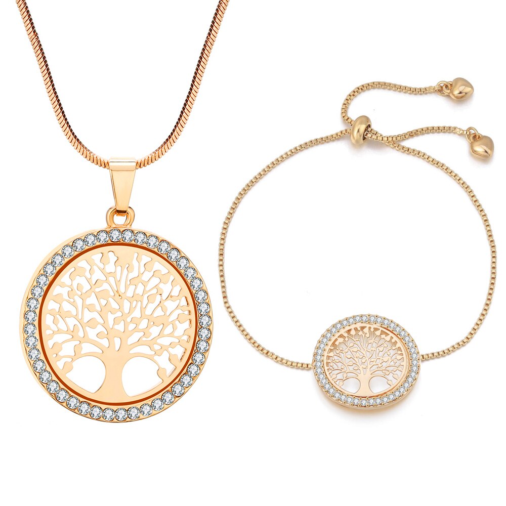 Necklace Sets Gold  Of Life Jewelry Sets For Women - Vico Rena