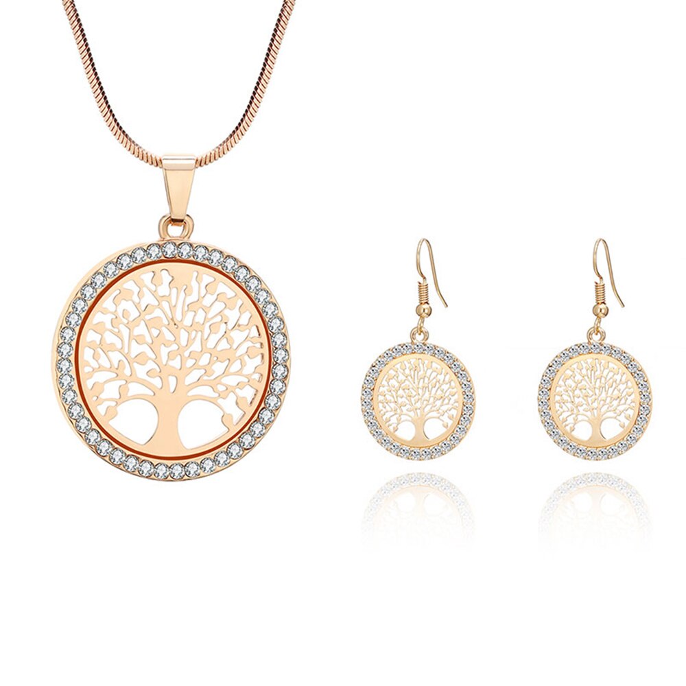 Necklace Sets Gold  Of Life Jewelry Sets For Women - Vico Rena