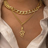 Gold color Choker Necklace for women Cross moon star eye Pendant - Vico Rena