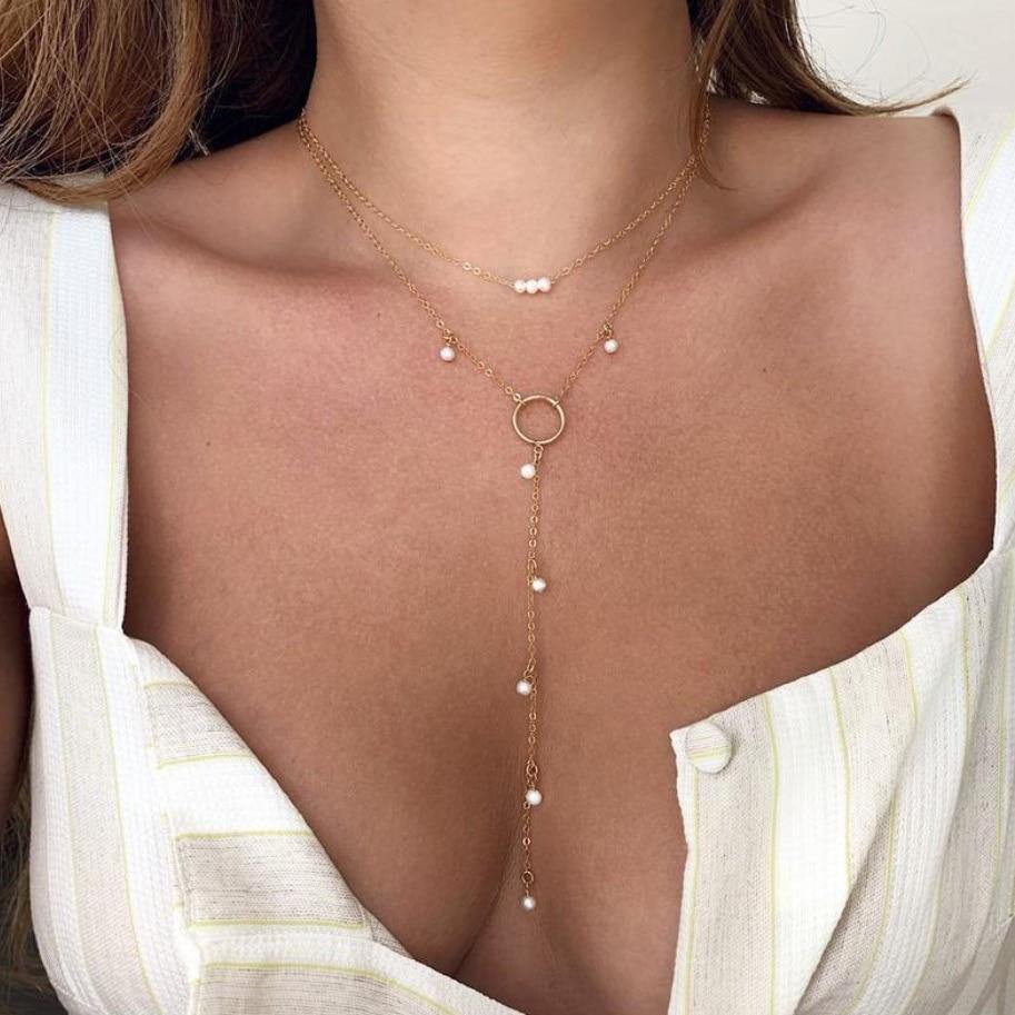 Gold color Choker Necklace for women Cross moon star eye Pendant - Vico Rena
