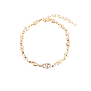Hot Zircon Bracelets for Women Gold Silver Color Evil Eyes - Vico Rena