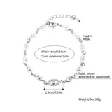 Hot Zircon Bracelets for Women Gold Silver Color Evil Eyes - Vico Rena