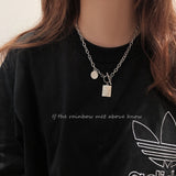 INS Hip Hop Harajuku Stainless Steel Choker Necklace For Women - Vico Rena