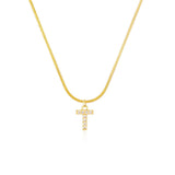 Shiny Jewellery Inlaid crystal Letter Initial Necklace For Women Choker Chain