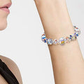 Shiny Jewellery Natural Gem Crystal Bracelet Stretch Chip Beads