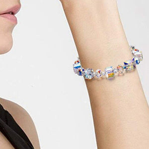 Shiny Jewellery Natural Gem Crystal Bracelet Stretch Chip Beads