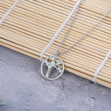 Tree of Life Round Pendant Necklace - Vico Rena