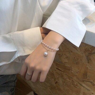 Fashion Beaded Pearl Choker Necklace and Bracelet For Women Cute - Vico Rena