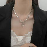Fashion Beaded Pearl Choker Necklace and Bracelet For Women Cute - Vico Rena