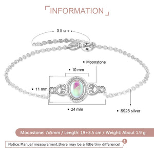 Shiny Jewellery 925 Sterling Silver Adjustable Chain Bracelet for Women