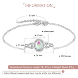 Shiny Jewellery 925 Sterling Silver Adjustable Chain Bracelet for Women