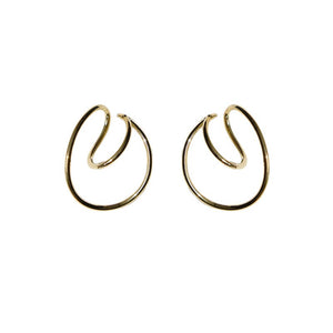 Minimalism Metal Geometric Distortion Ear Clips Irregular - Vico Rena