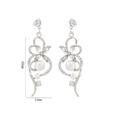 Shiny Jewellery New Arrival Fashion Chain Link Earrings Crystal Jewelry Necklace Sets Crystal