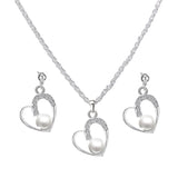 Shiny Jewellery New Arrival Fashion Chain Link Earrings Crystal Jewelry Necklace Sets Crystal