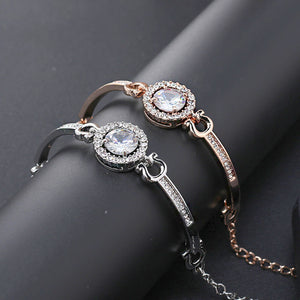 Shiny Jewellery New Top Quality Roman Style Circle Crystal Bracelets