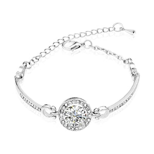 Shiny Jewellery New Top Quality Roman Style Circle Crystal Bracelets