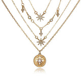 Shiny Jewellery Necklace alloy Chain necklace choker necklace Women Crystal