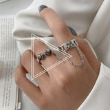 Opening Finger Ring New Fashion Creative Chain Tassel Planet Vintage - Vico Rena