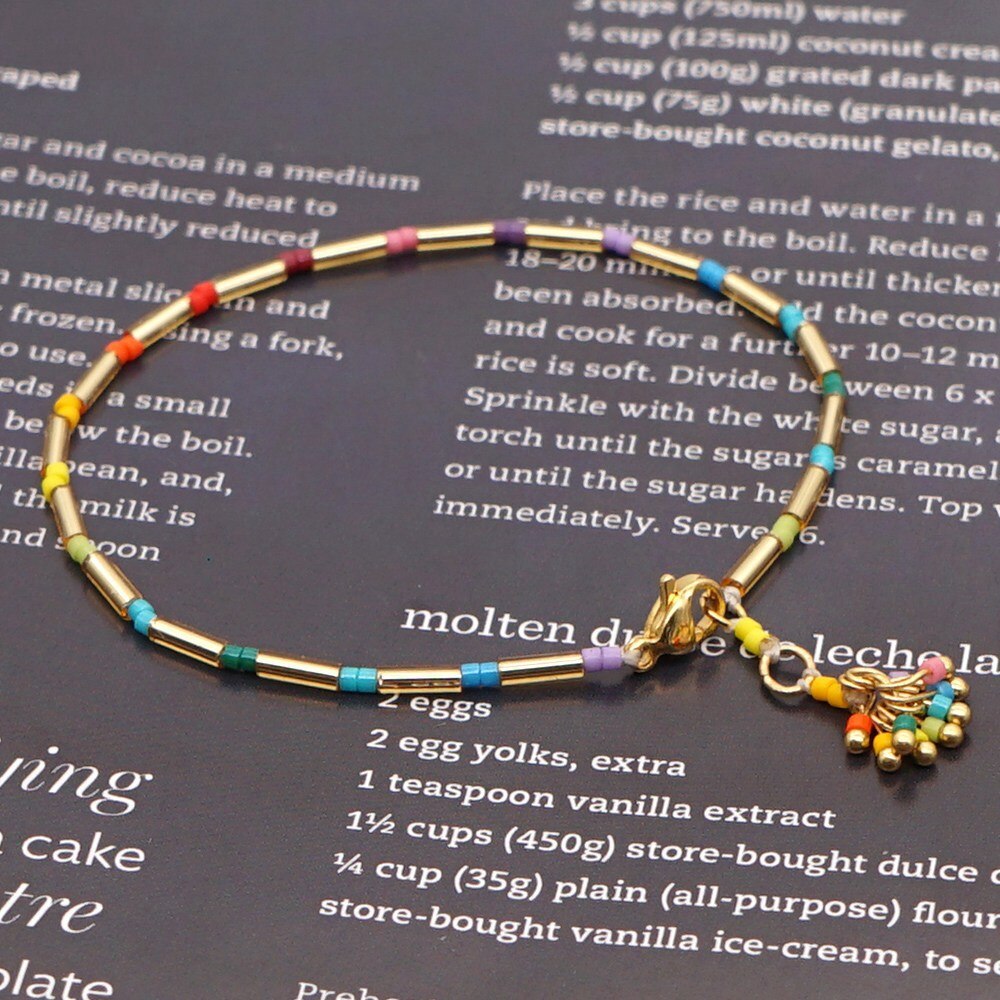 Jewelry Charm Bead Chain Boho Bracelet Bohemian - Vico Rena