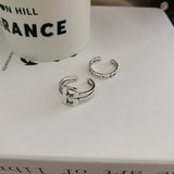 Retro Fashion European and American Style Letter B Open - Vico Rena