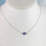 Simple Evil Eye Thin Pendant Women Jewelry Necklace - Vico Rena