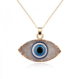 Simple Evil Eye Thin Pendant Women Jewelry Necklace - Vico Rena