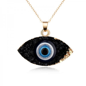 Simple Evil Eye Thin Pendant Women Jewelry Necklace - Vico Rena