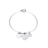 Shiny Jewellery Stainless Steel Women's Evil Eyes Bracelet