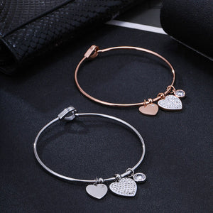 Shiny Jewellery Stainless Steel Women's Evil Eyes Bracelet