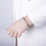 Shiny Jewellery Stainless Steel Women's Evil Eyes Bracelet